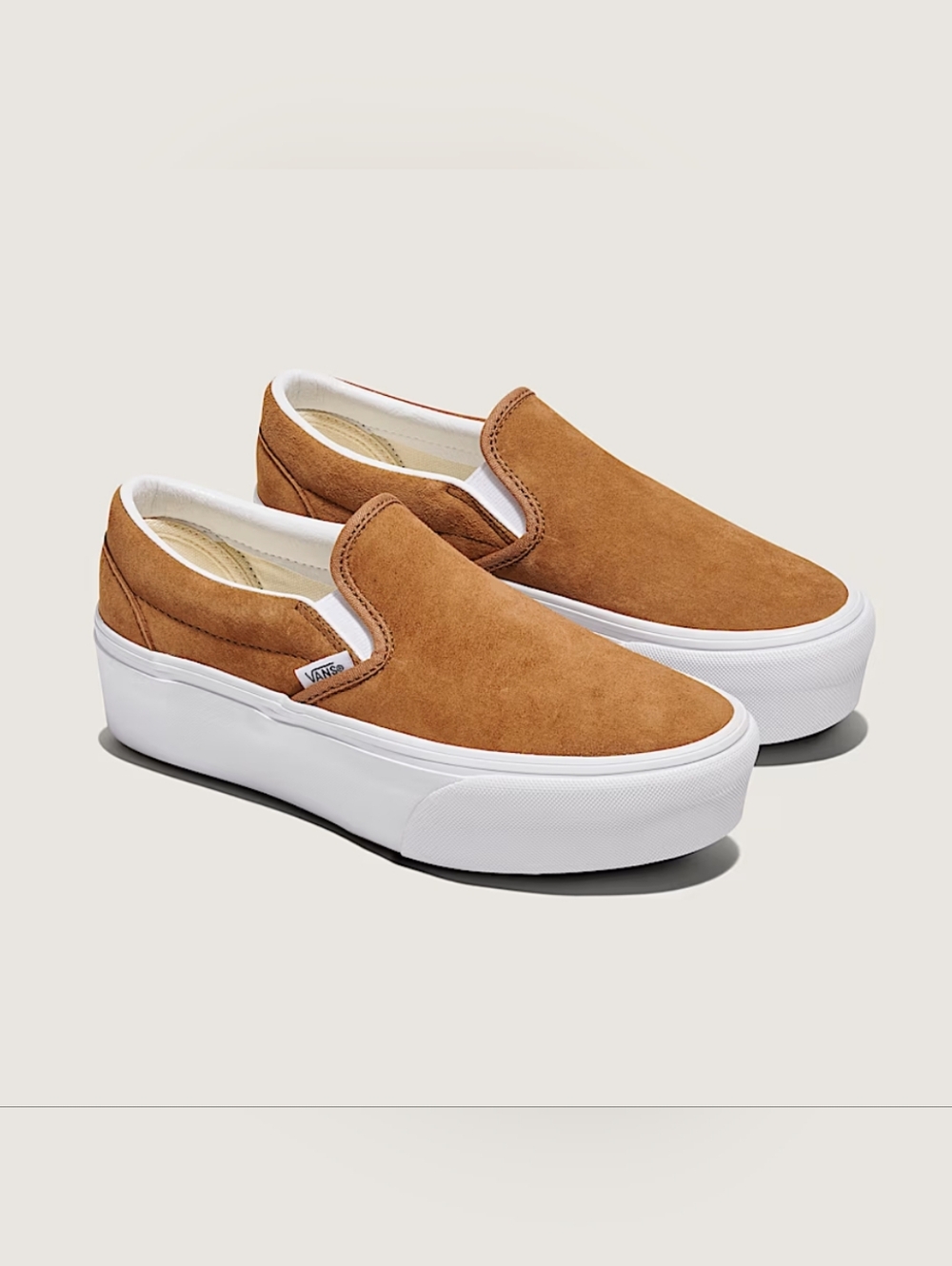 Vans Classic Slip On Platform Suede